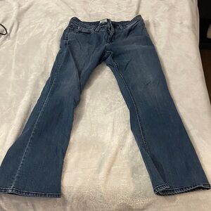 Stylish Blue Flare Women's Jeans